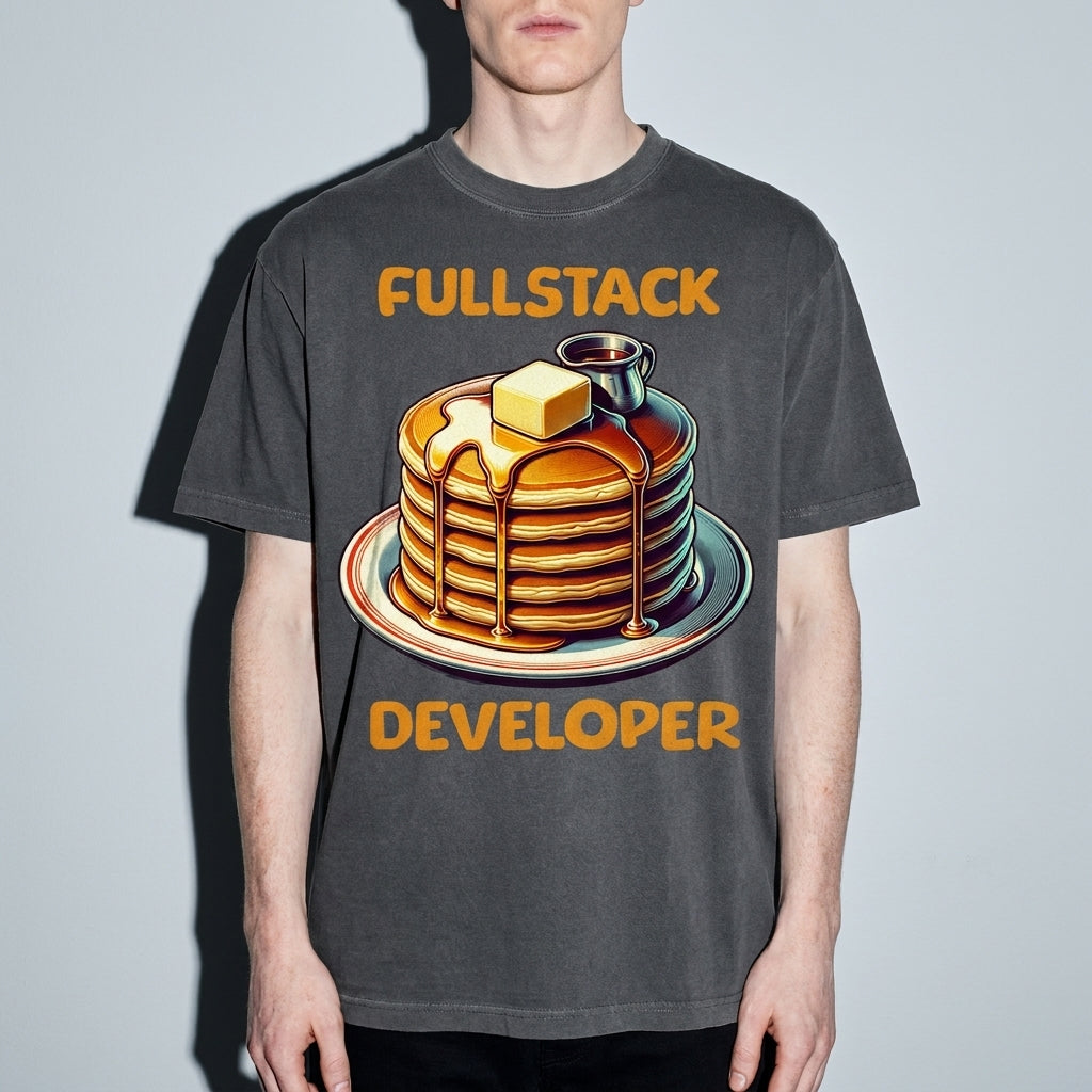 Fullstack Engineer - Pancake Premium Shirt — Pepper Model Zoom Hero