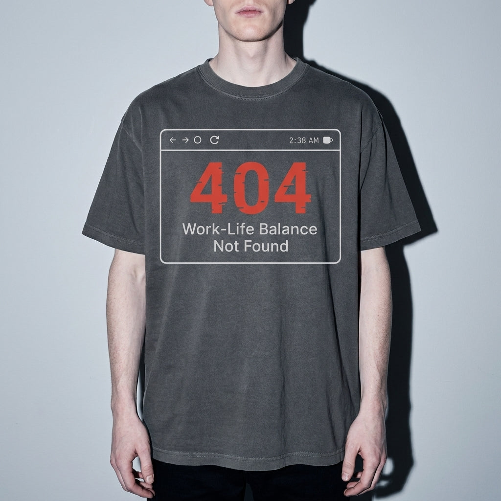work life balance not found Premium Shirt — Pepper Model Zoom Hero