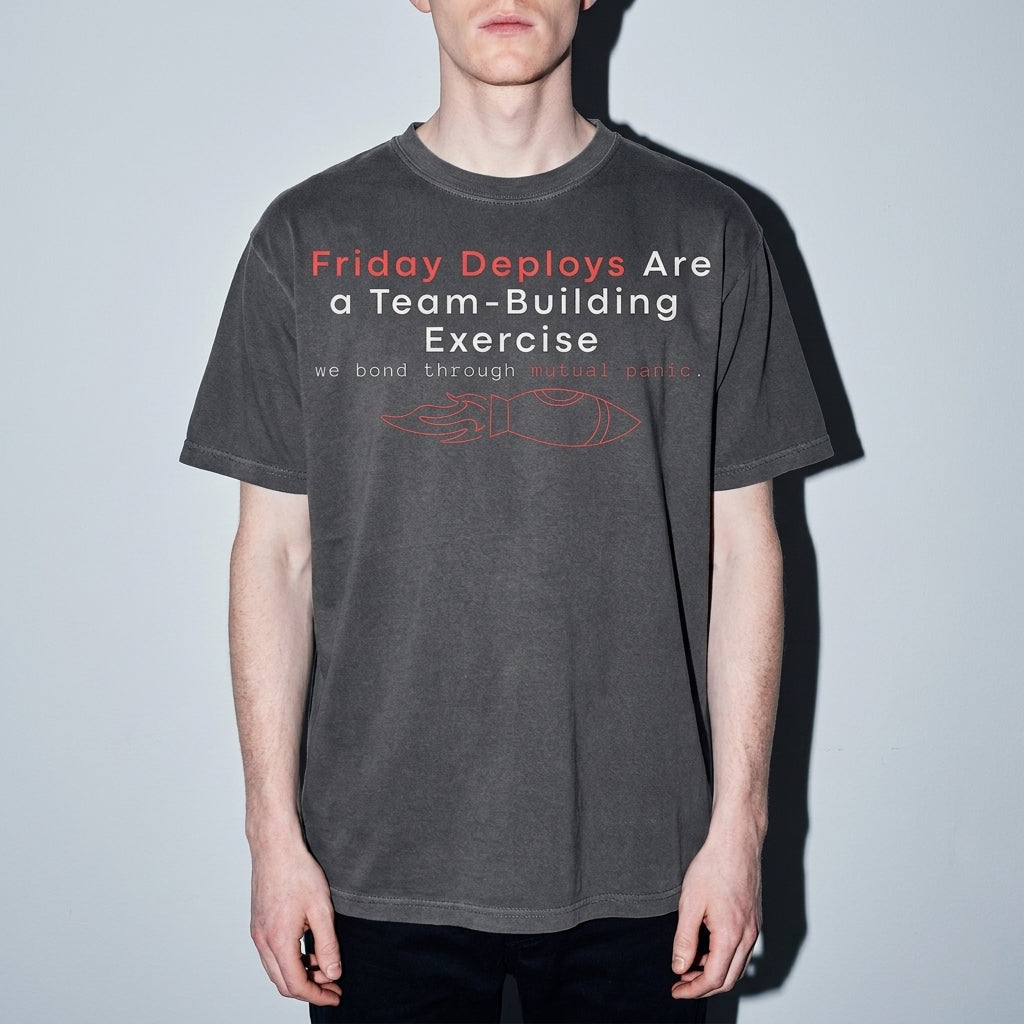 friday deploys = team building Premium Shirt — Pepper Model Zoom Hero