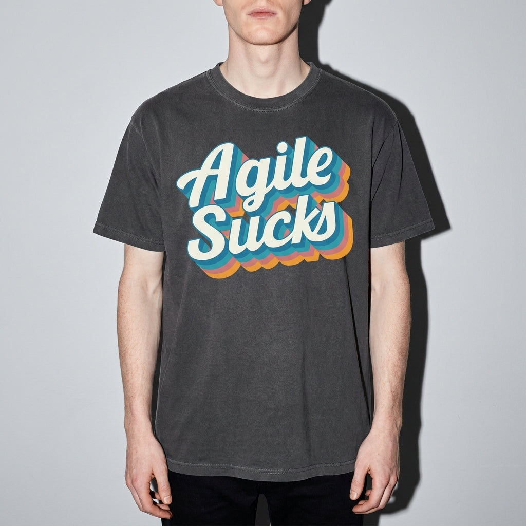 agile sucks Premium Shirt — Pepper Model Zoom Hero
