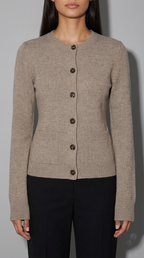 Code Culture catalog | cardigan-lazy-yong-style-button-sweater-cardigan | khaki | zoom detail