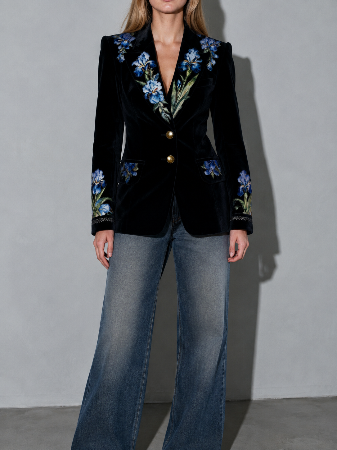 Code Culture catalog | elegant-retro-style-womens-suit-jacket | color-7style | zoom detail