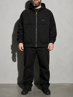 Code Culture catalog | mens-outdoor-fashion-casual-workwear-jacket | color-black | zoom detail