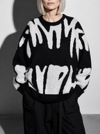Code Culture catalog | mens-round-neck-sweater-sweater | black | zoom detail