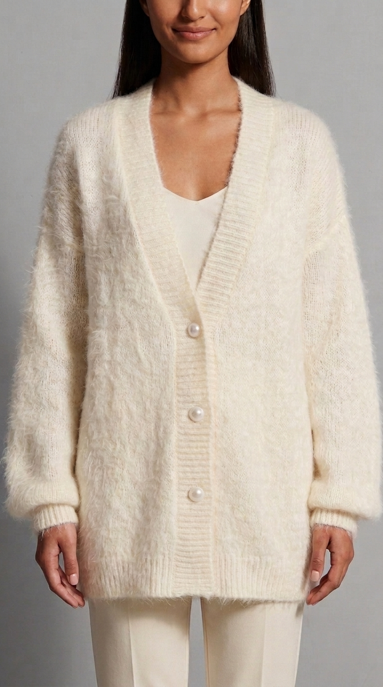 Code Culture catalog | gentle-wind-sweater-cardigan | white | zoom detail