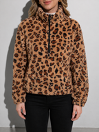 Code Culture catalog | fashionable-lambswool-fleece-leopard-print-jacket-fleece-sweater-hoodie | picture-style | zoom detail