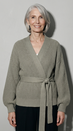 Code Culture catalog | womens-cardigan | grey | zoom detail