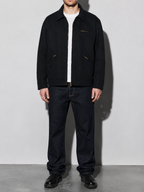 Code Culture catalog | american-workwear-retro-lapel-jacket | color-black | zoom detail