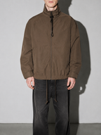 Code Culture catalog | outdoor-shell-jacket-commuting-functional-workwear | color-a003-brown | zoom detail