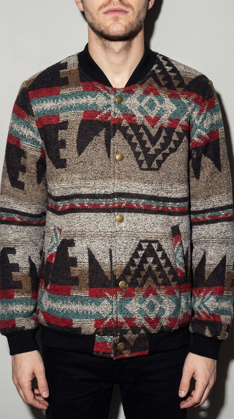 Code Culture catalog | cardigan-and-woolen-jacket | khaki | zoom detail