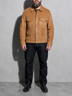 Code Culture catalog | retro-vintage-workwear-casual-jacket | color-camel-color | zoom detail
