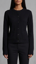 Code Culture catalog | cardigan-lazy-yong-style-button-sweater-cardigan | black | zoom detail