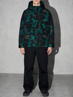 Code Culture catalog | mens-outdoor-workwear-versatile-casual-windbreaker-jacket | color-black-camouflage | zoom detail
