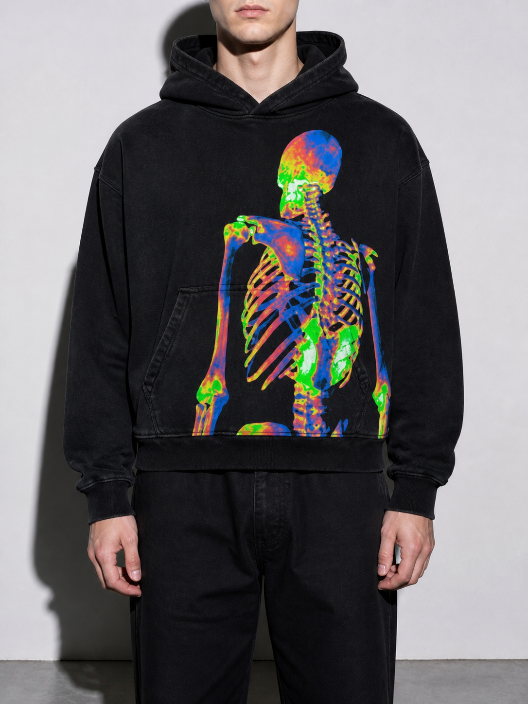 Code Culture catalog | casual-letter-explosion-print-hoodie-men-harajuku-vintage | tmw49311 | zoom detail