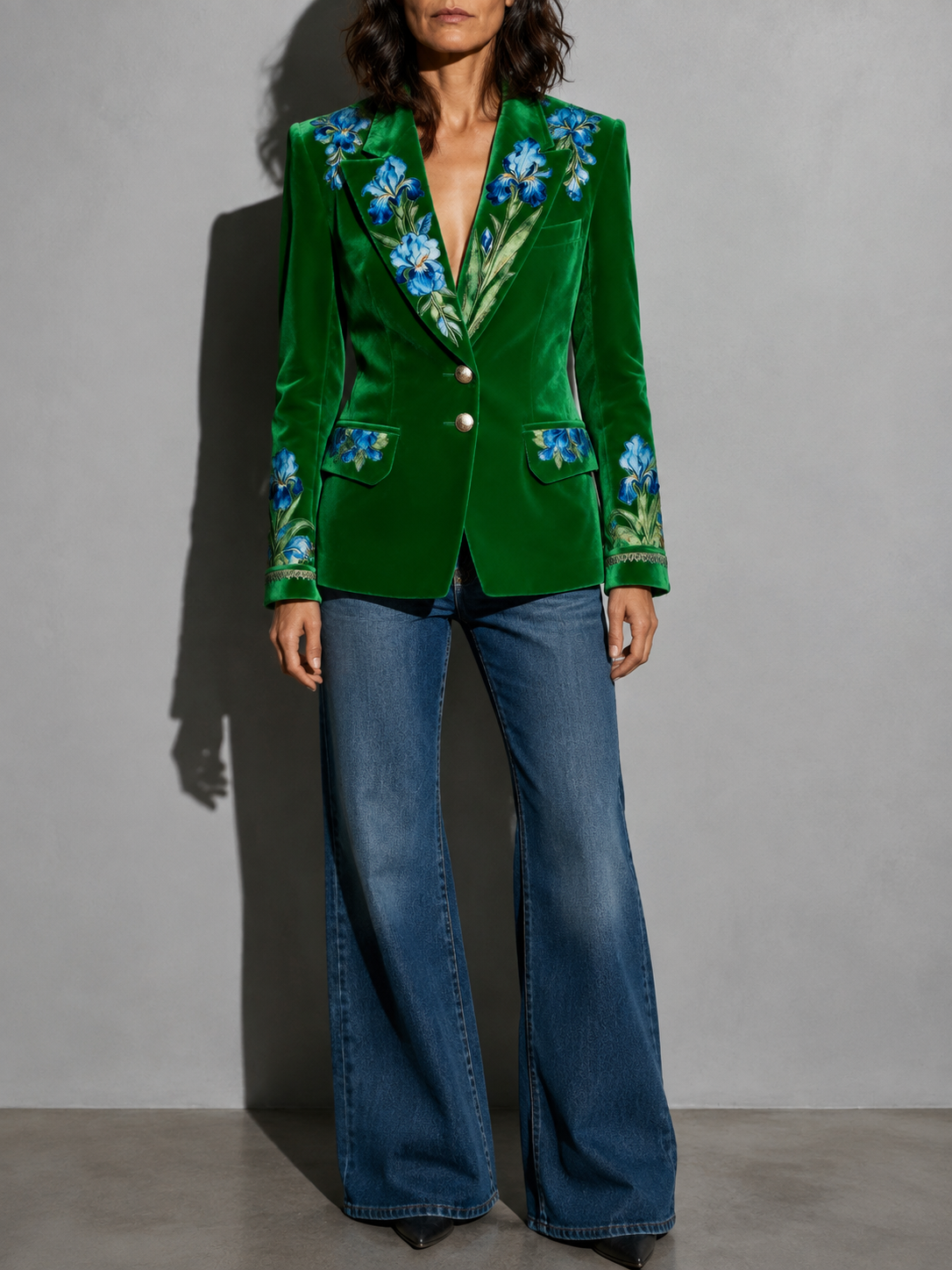 Code Culture catalog | elegant-retro-style-womens-suit-jacket | color-6style | zoom detail