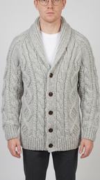 Code Culture catalog | button-rope-cardigan | grey | zoom detail