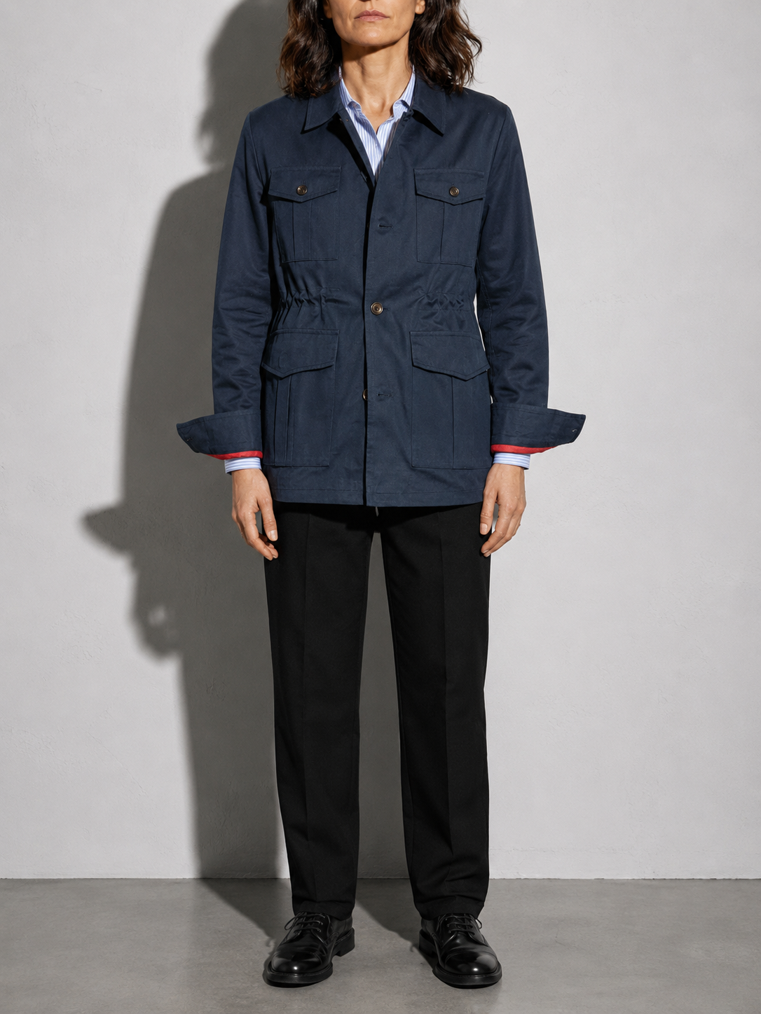 Code Culture catalog | casual-workwear-jacket-mens-jacket-fashionable | color-blue | zoom detail
