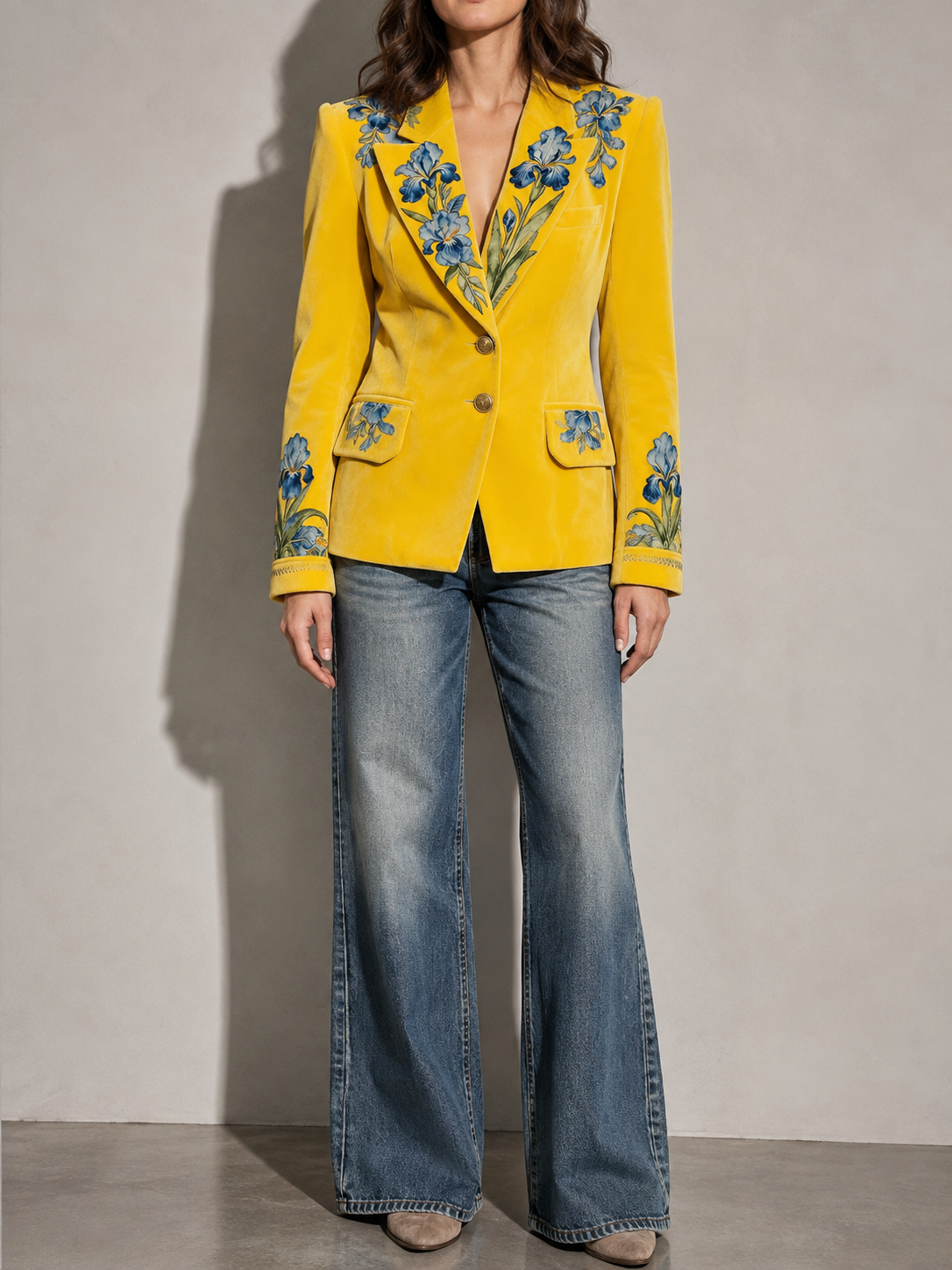 Code Culture catalog | elegant-retro-style-womens-suit-jacket | color-5style | zoom detail