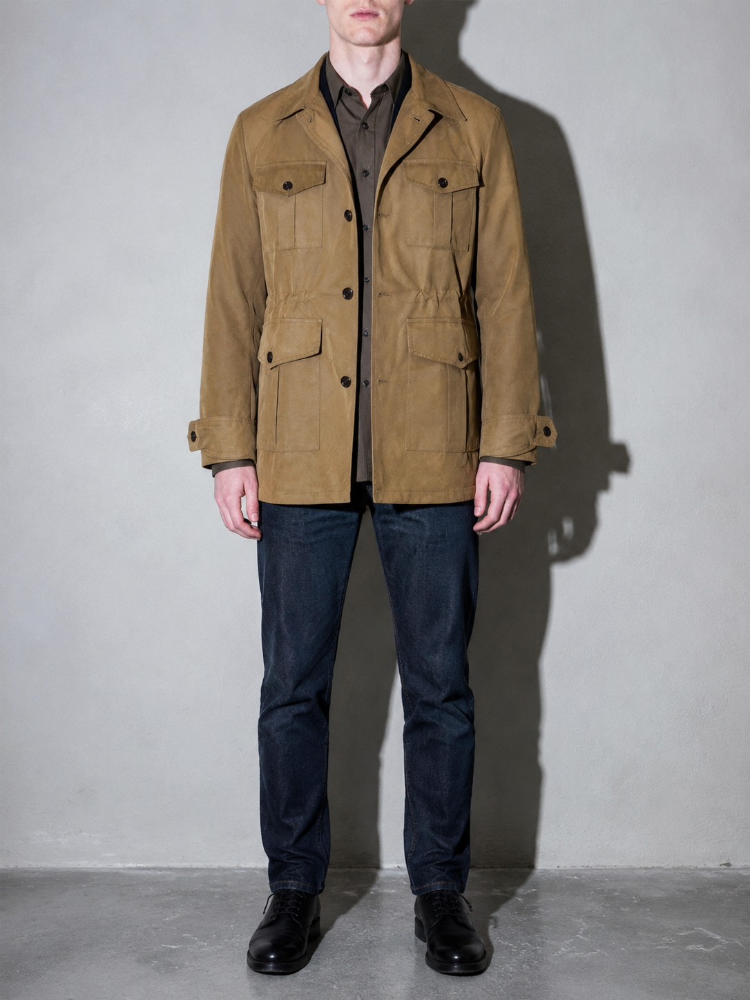 Code Culture catalog | casual-workwear-jacket-mens-jacket-fashionable | color-caramel | zoom detail