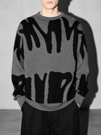 Code Culture catalog | mens-round-neck-sweater-sweater | grey | zoom detail