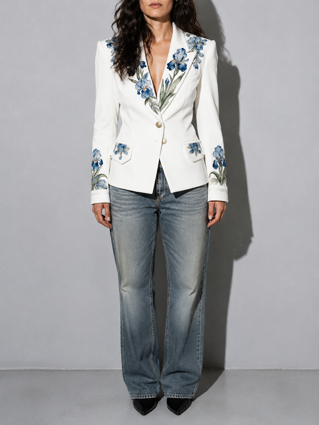 Code Culture catalog | elegant-retro-style-womens-suit-jacket | color-1style | zoom detail