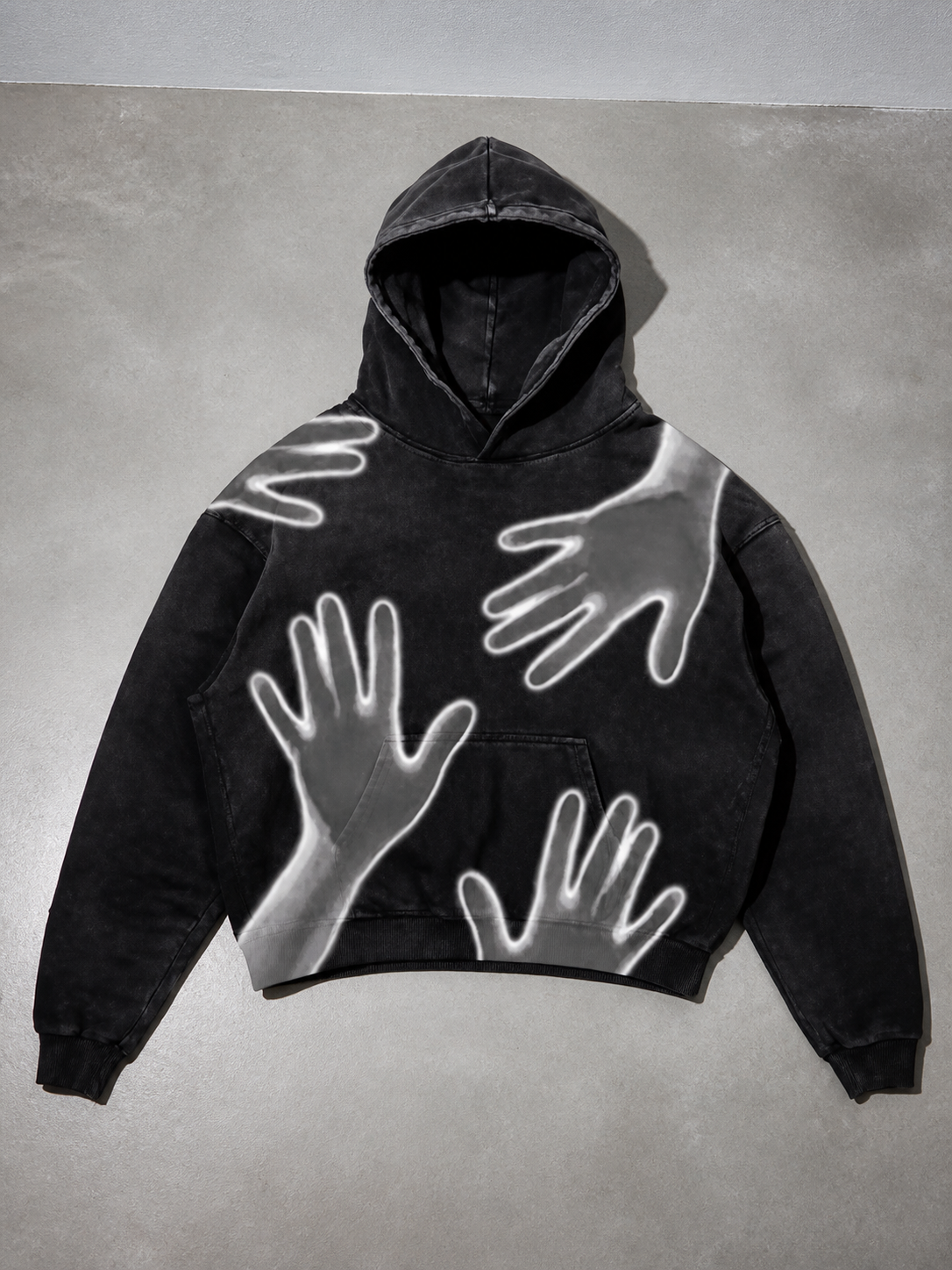 Code Culture catalog | casual-letter-explosion-print-hoodie-men-harajuku-vintage | tmw49314 | macro flat lay