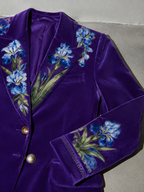 Code Culture catalog | elegant-retro-style-womens-suit-jacket | color-3style | macro flat lay