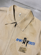 Code Culture catalog | embroidered-lapel-workwear-jacket-for-men | color-khaki | macro flat lay