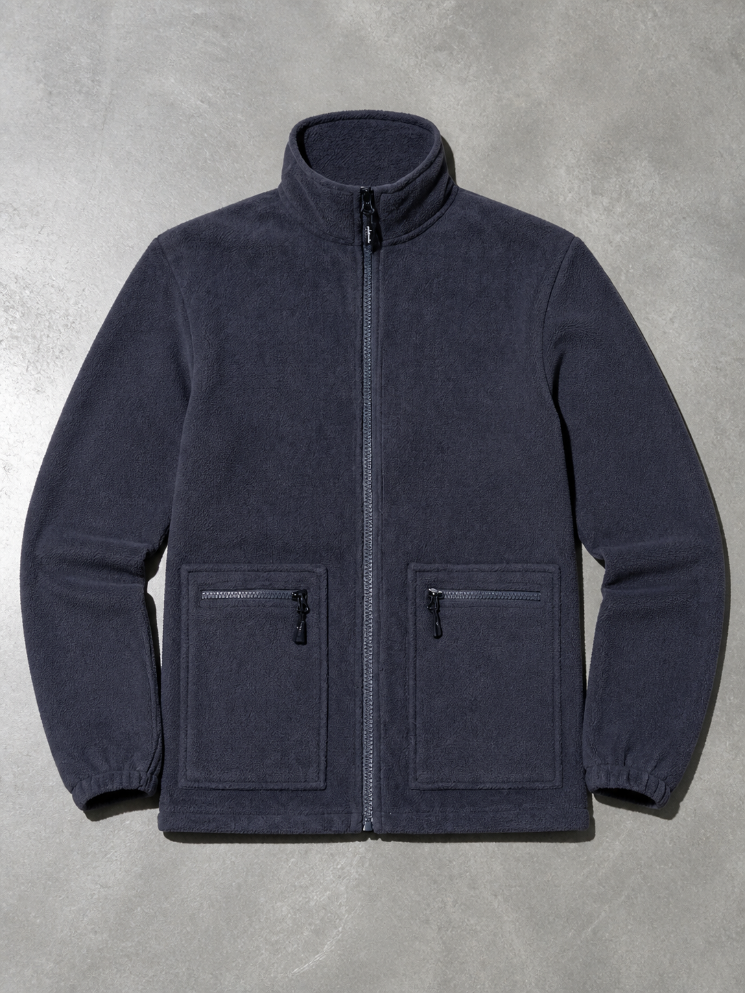 Code Culture catalog | mens-fleece-lined-thickened-lamb-wool-fleece-jacket | blue | macro flat lay