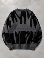 Code Culture catalog | mens-round-neck-sweater-sweater | grey | macro flat lay