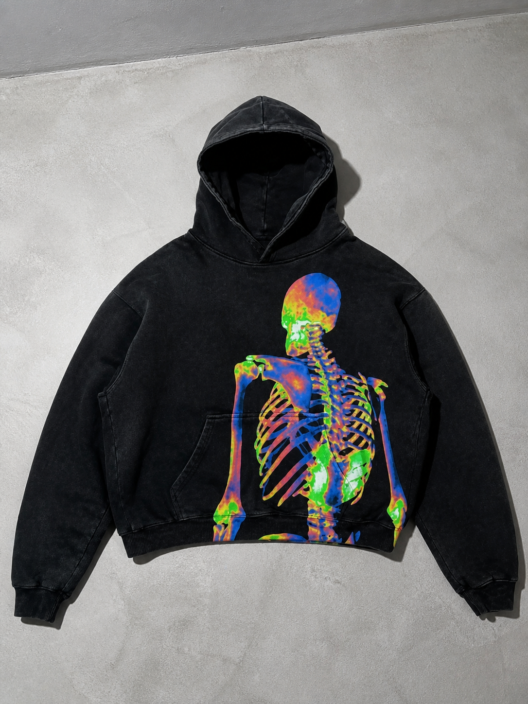 Code Culture catalog | casual-letter-explosion-print-hoodie-men-harajuku-vintage | tmw49311 | macro flat lay