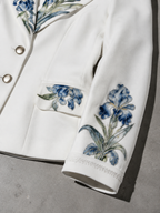 Code Culture catalog | elegant-retro-style-womens-suit-jacket | color-1style | macro flat lay