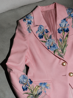 Code Culture catalog | elegant-retro-style-womens-suit-jacket | color-4style | macro flat lay