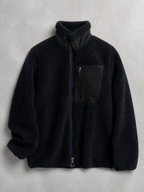 Code Culture catalog | jacket-warm-polar-fleece-jacket | navy-blue | macro flat lay