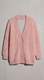 Code Culture catalog | gentle-wind-sweater-cardigan | pink | macro flat lay
