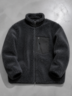 Code Culture catalog | jacket-warm-polar-fleece-jacket | grey | macro flat lay