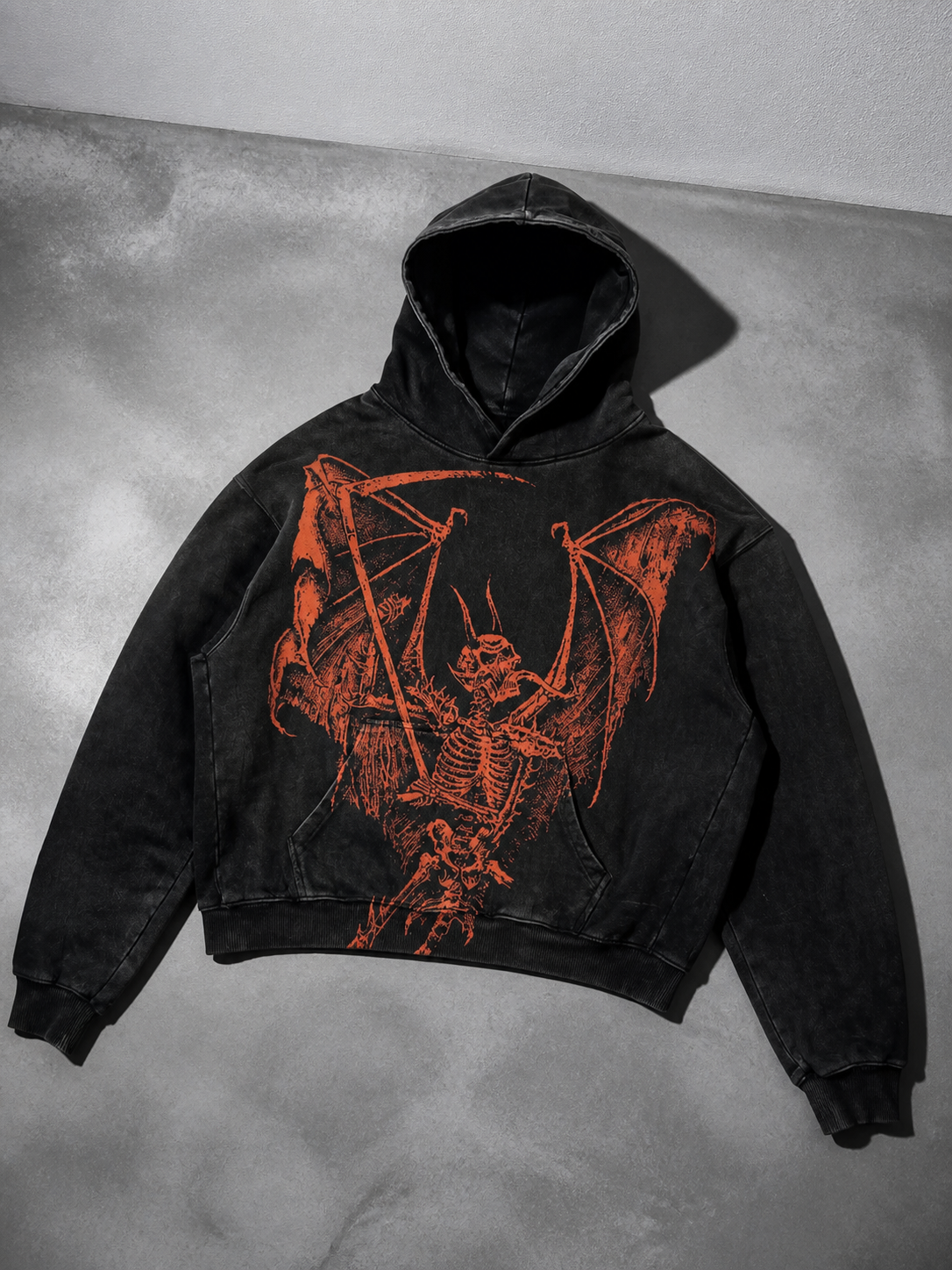 Code Culture catalog | casual-letter-explosion-print-hoodie-men-harajuku-vintage | tmw49312 | macro flat lay