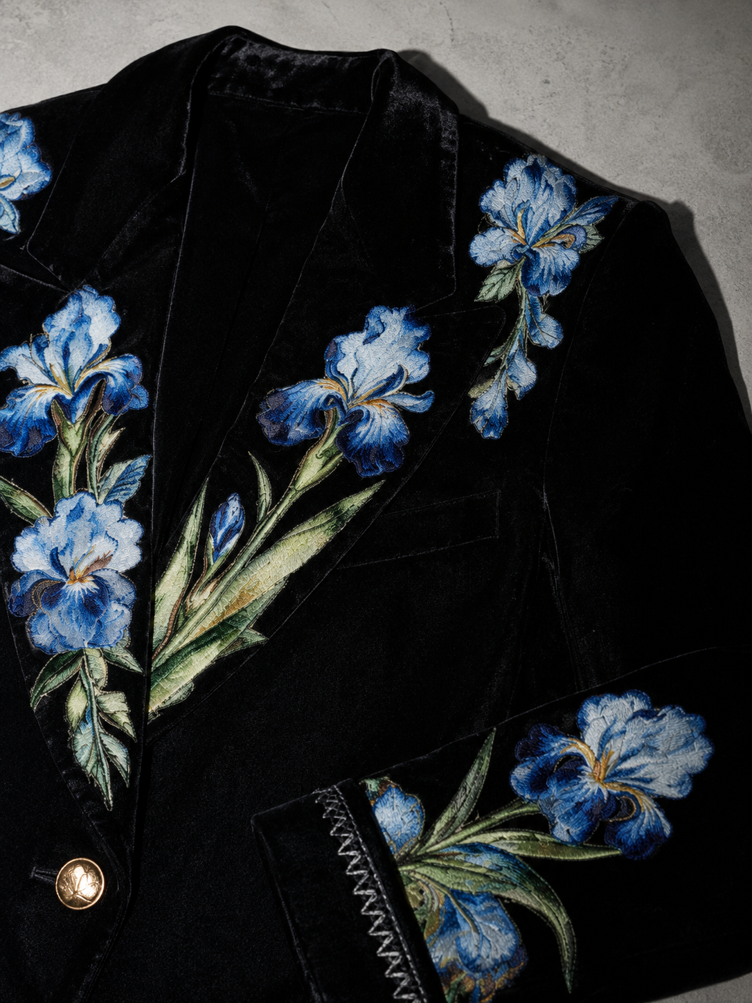 Code Culture catalog | elegant-retro-style-womens-suit-jacket | color-7style | macro flat lay