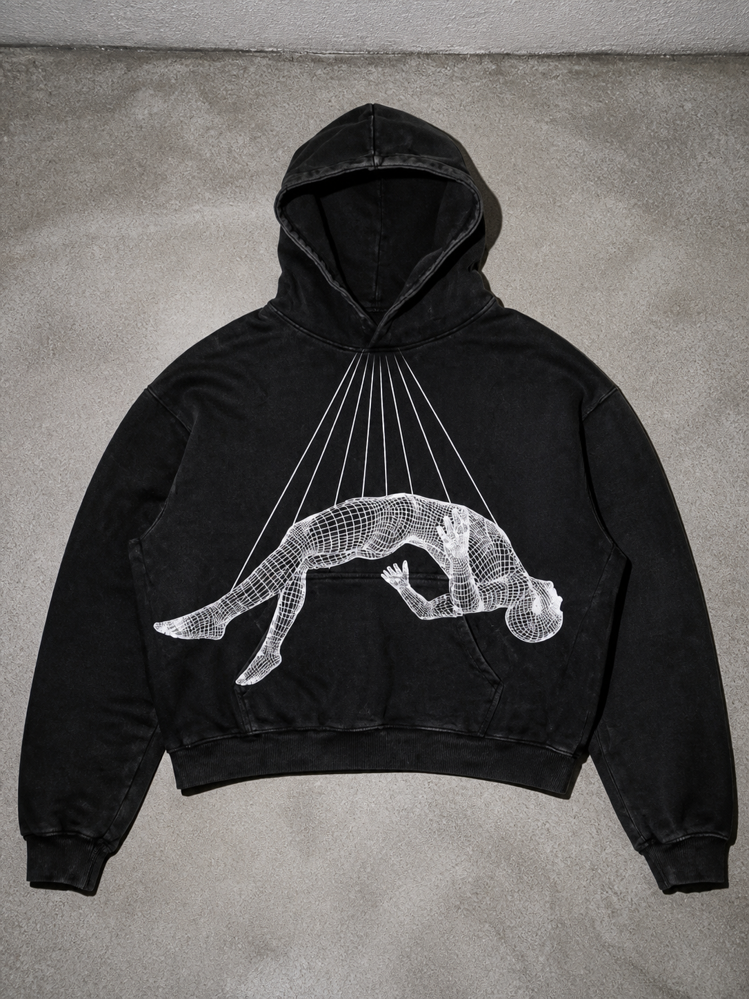Code Culture catalog | casual-letter-explosion-print-hoodie-men-harajuku-vintage | tmw4939 | macro flat lay