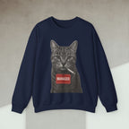 Code Culture cat manager sweatshirt funny programmer Sweatshirt in S — Code Culture developer clothing