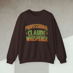 Code Culture professional claude whisperer sweatshirt funny programmer Sweatshirt in S — Code Culture developer clothing