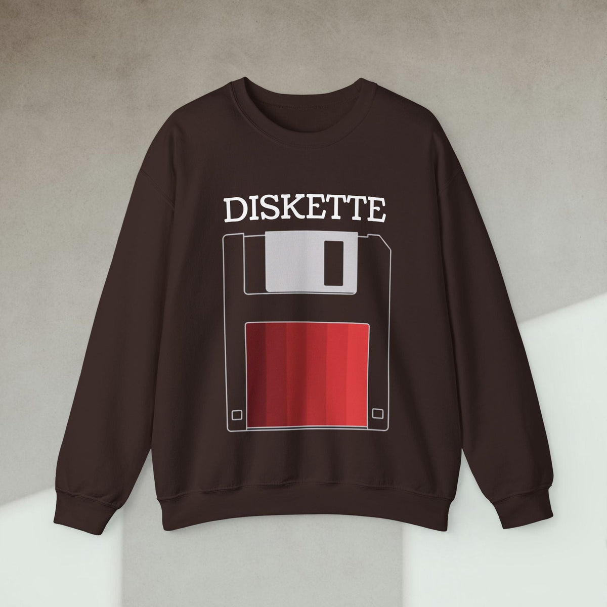 Code Culture diskette sweatshirt funny programmer Sweatshirt in S — Code Culture developer clothing