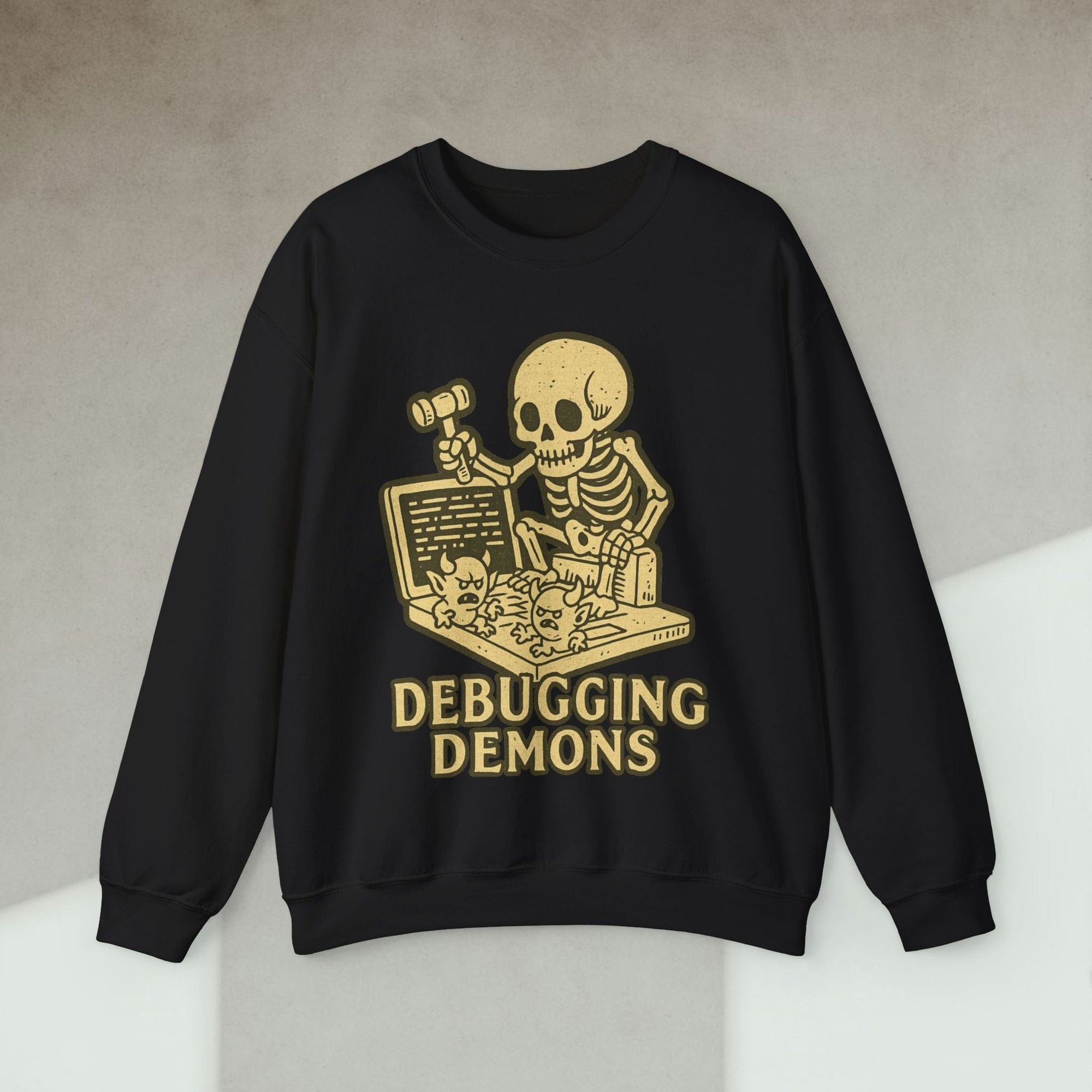 debugging demons sweatshirt