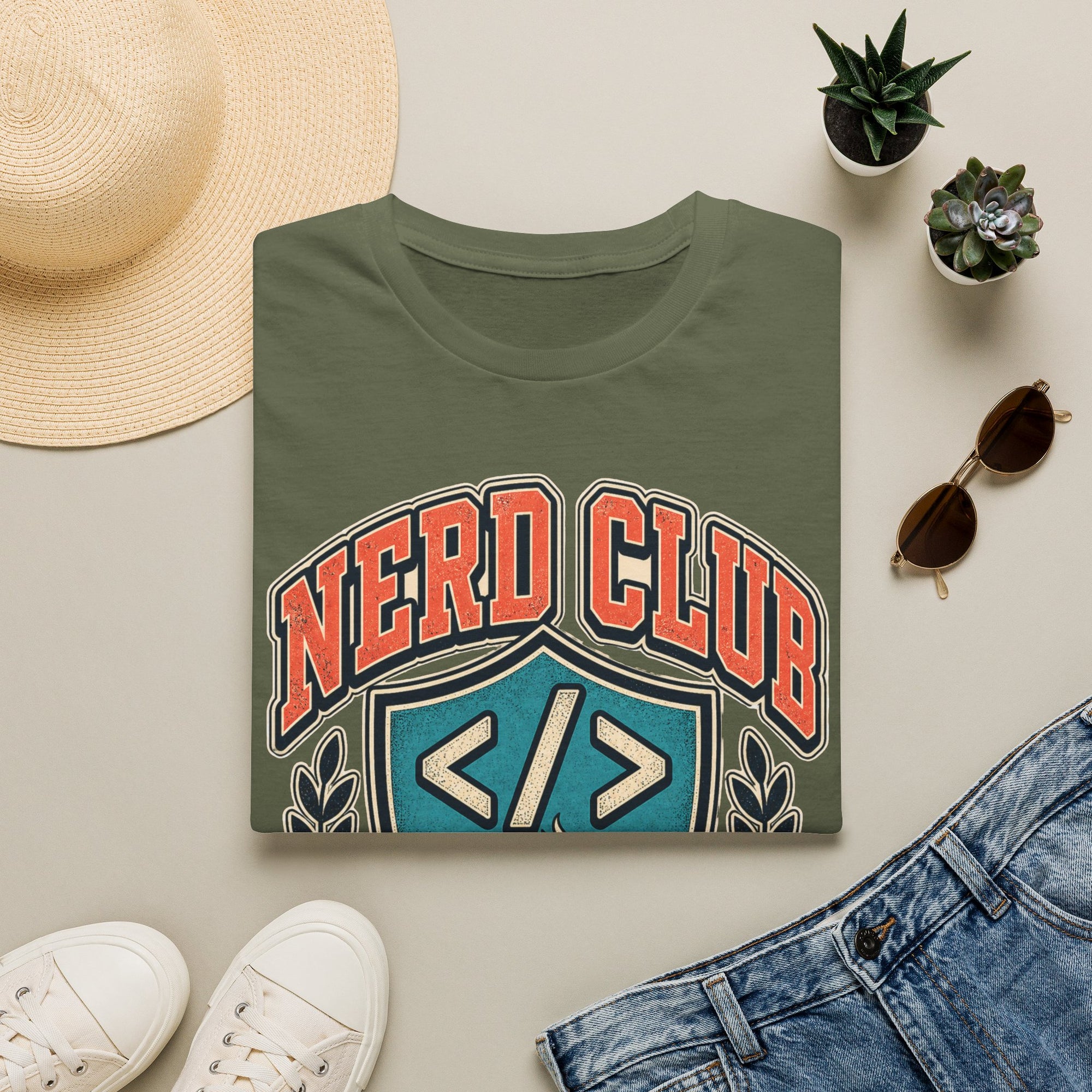 Nerd Club Vintage Badge Shirt