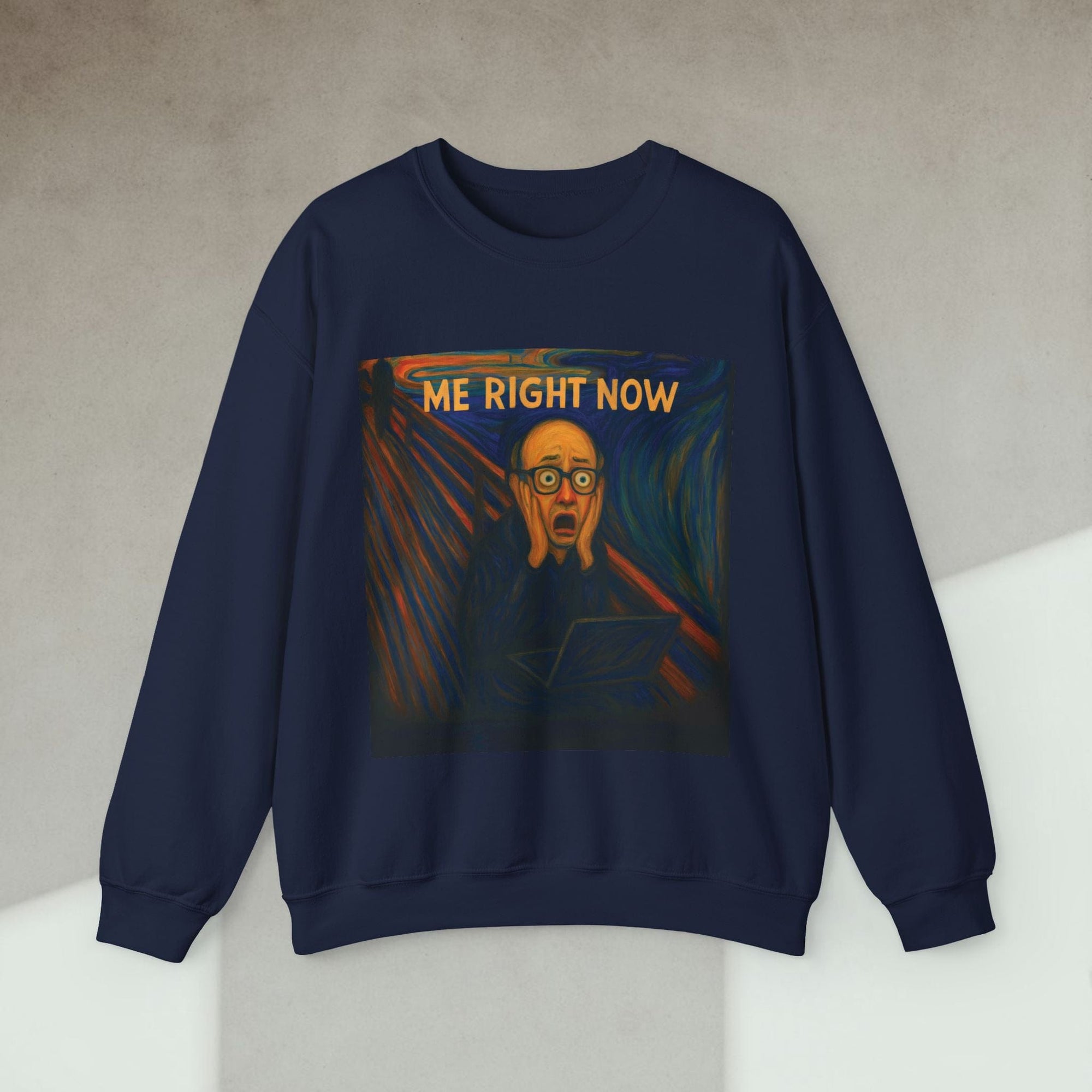 me right now scream sweatshirt