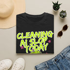 Cleaning AI Slop Today Graffiti Robot Shirt