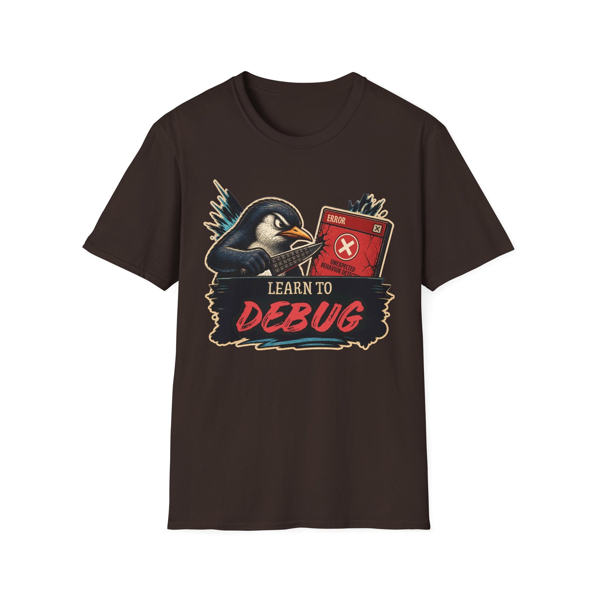Learn To Debug Vintage Penguin Shirt