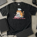 I Clean Data Not Dishes Shirt in Black, Comfort Colors 1717 tee flat lay