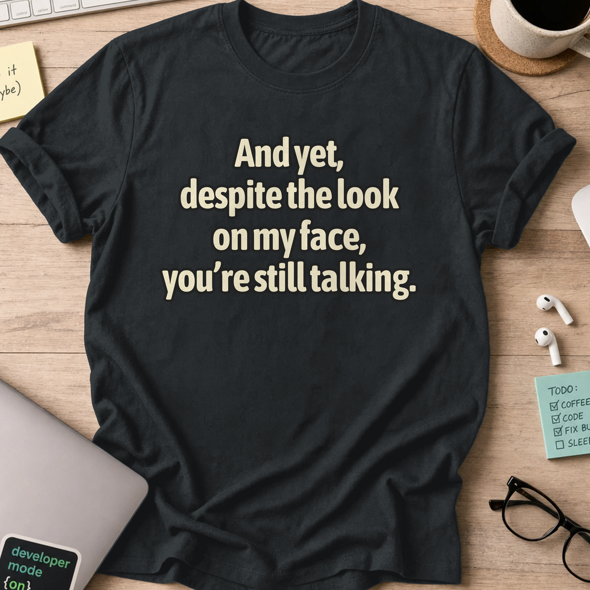 Nerd Collection Artwork 010 Shirt - Black mockup