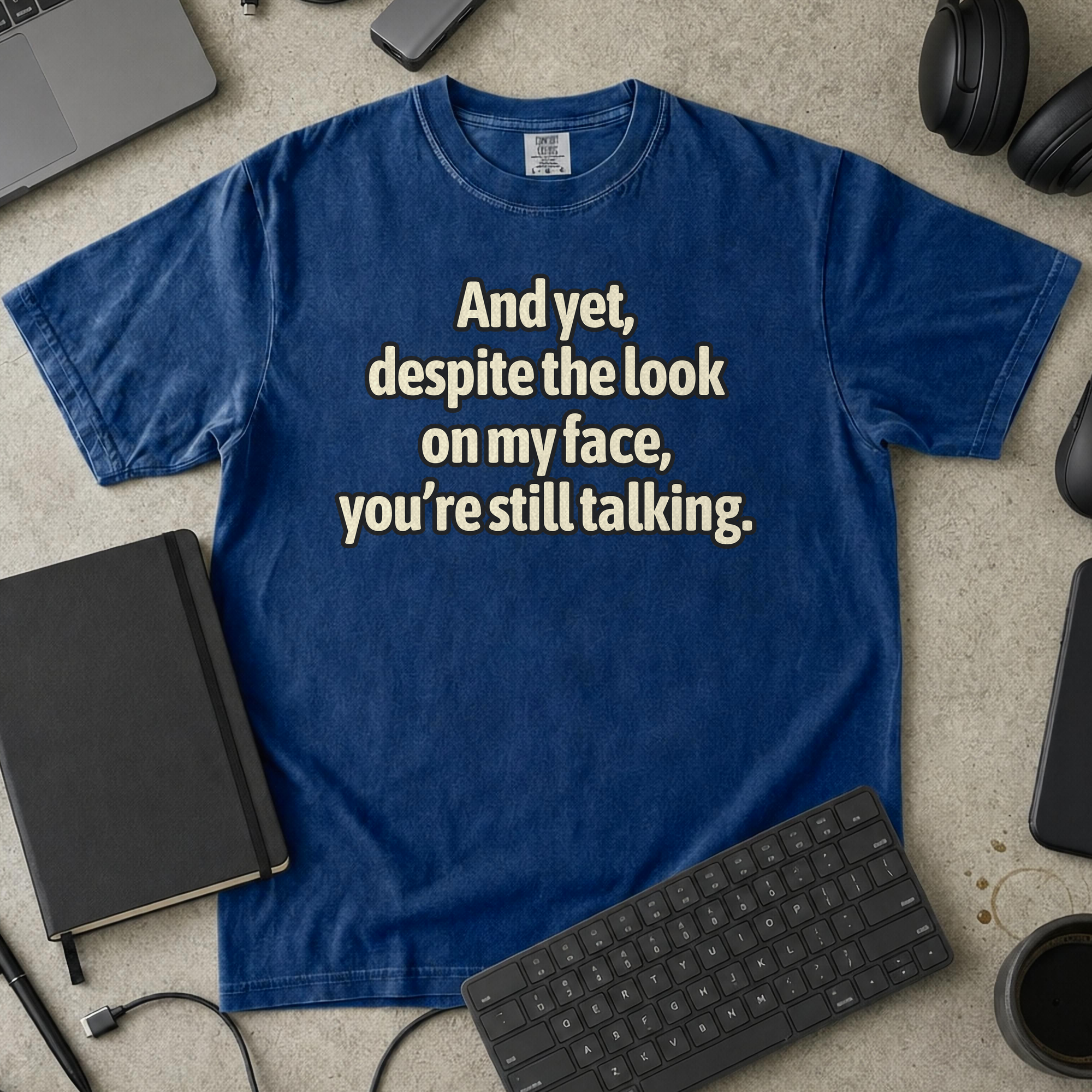 Nerd Collection Artwork 010 Premium Shirt - True Navy mockup